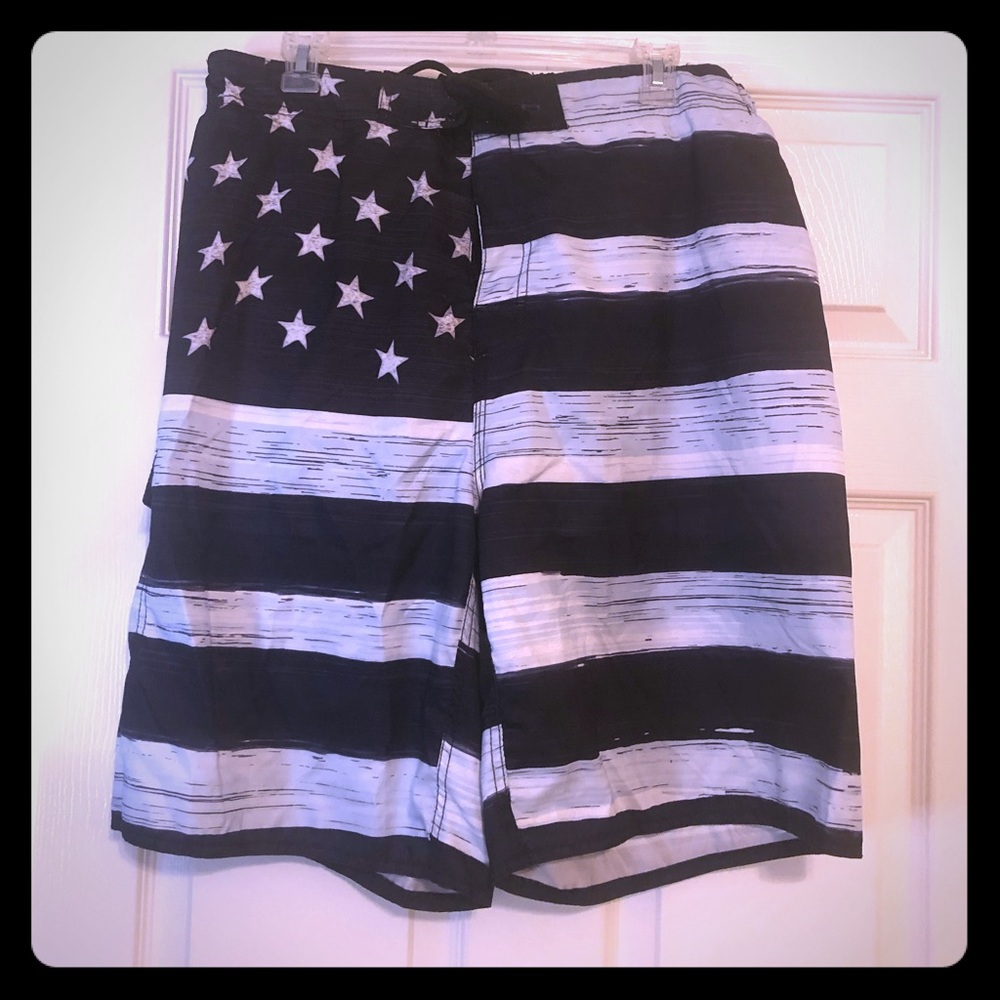 EUC Men’s Stars and Stripes Swimsuit